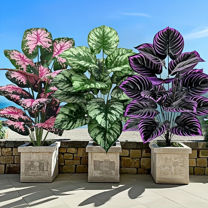 Monstera Adansonii - 3 Stück 60 cm großes künstliches