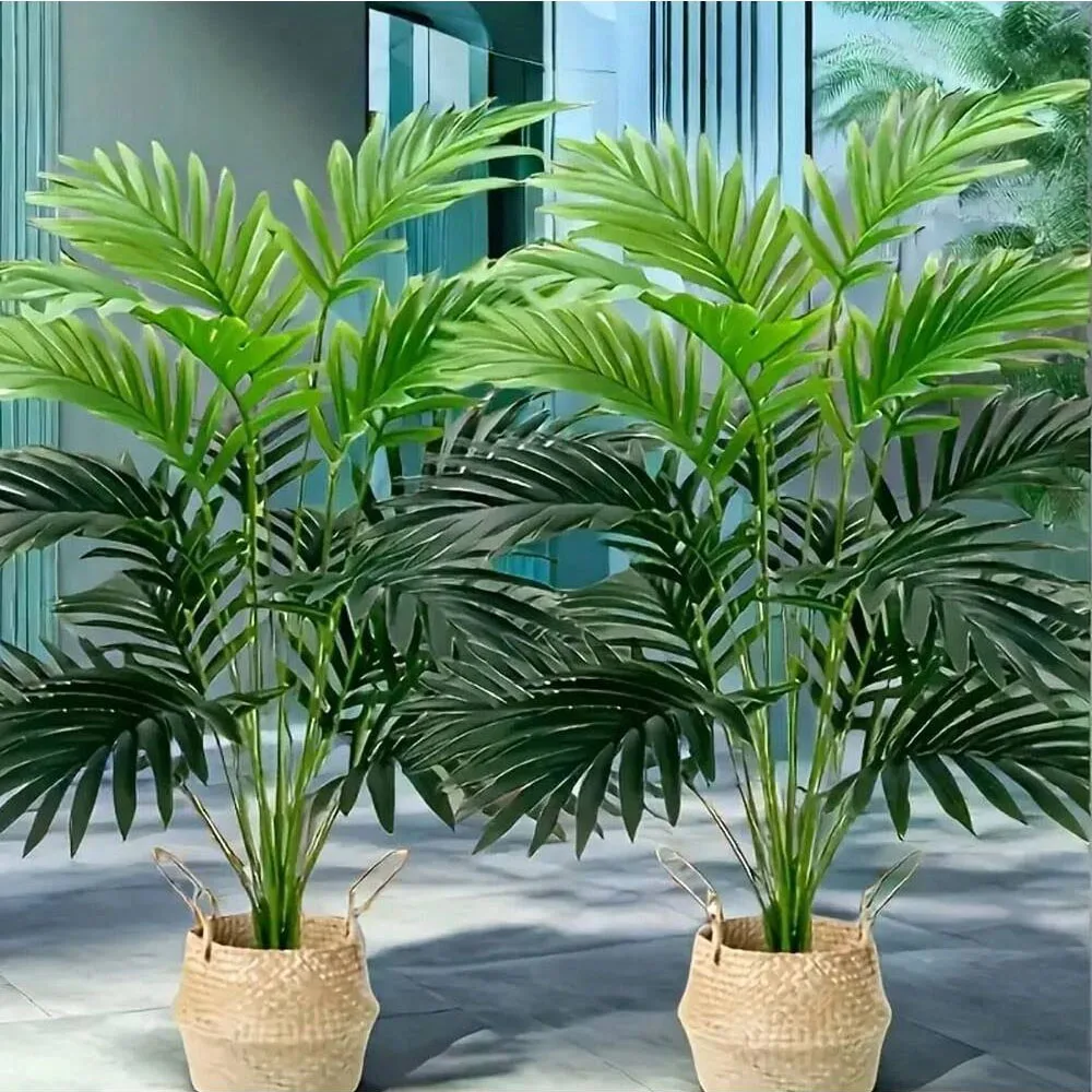 Monstera Adansonii - 36 Blätter Areca Palm Simulation Grünpflanzen